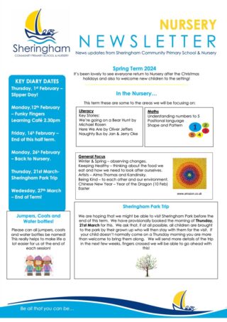 Nursery Newsletter Spring 2024